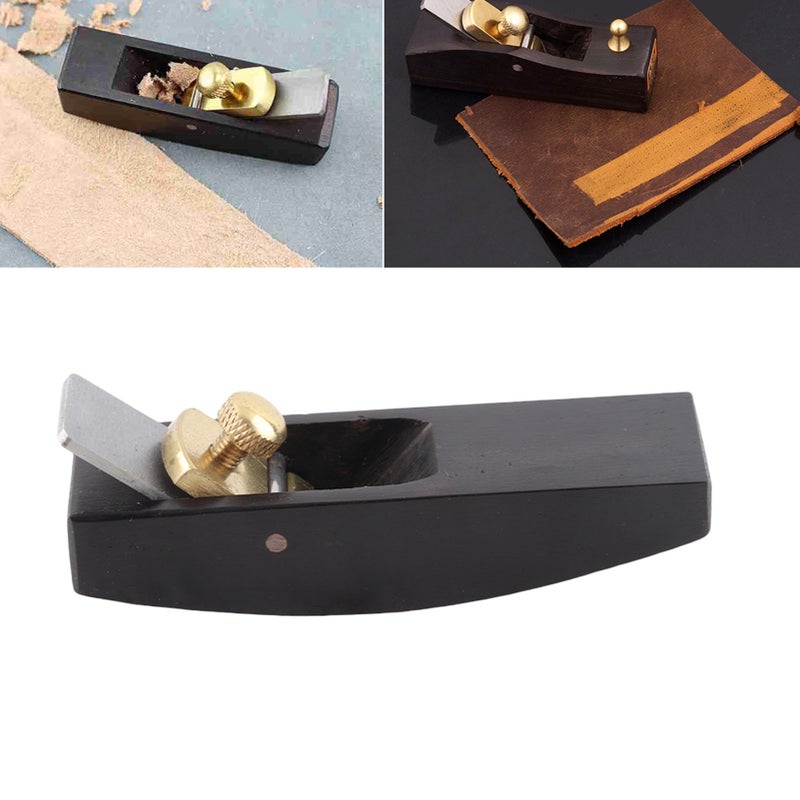 Sandalwood Arc Sole Leather Skiver Skiving Plane Knife Leather Craft Cutter Tool (Arc) - Image 4
