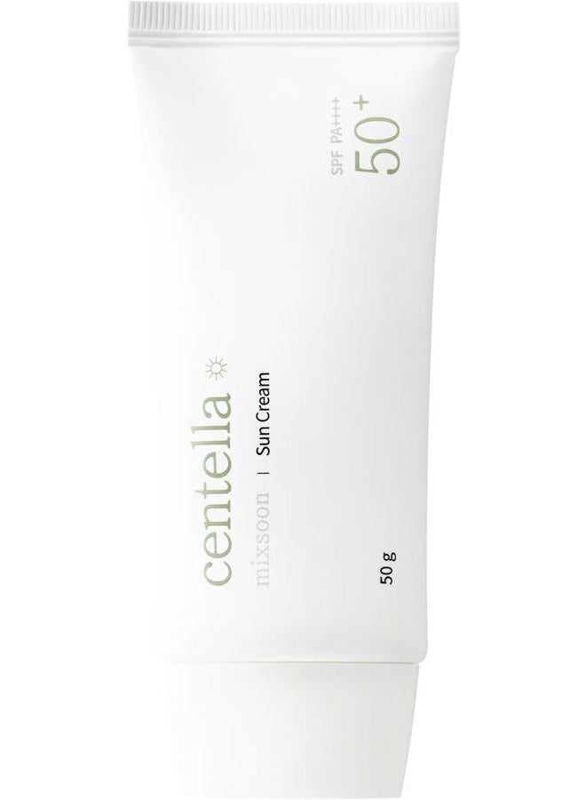 mixsoon [Mixsoon] Centella Asiatica Suncream 1.76 oz / 50g | 100% Chemical Sunscreen SPF 50+ PA++++, No White Cast, Lightweight Sunscreen for All Skin Types | EWG Green, Fragrance-Free - Image 2