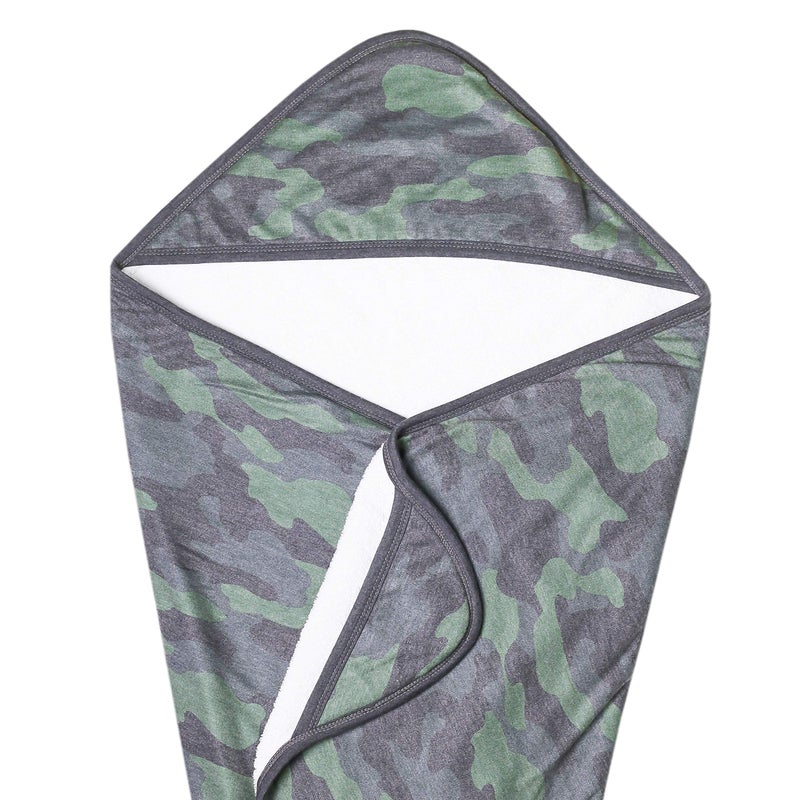 Copper Pearl Hooded Bath Towels Premium Knit/Terry Cloth Baby Towels with Hood, Pockets, and Cool Designs - Great to Gift and Make Bath Time Fun - Baby Bath Towel, Hunter - Image 1