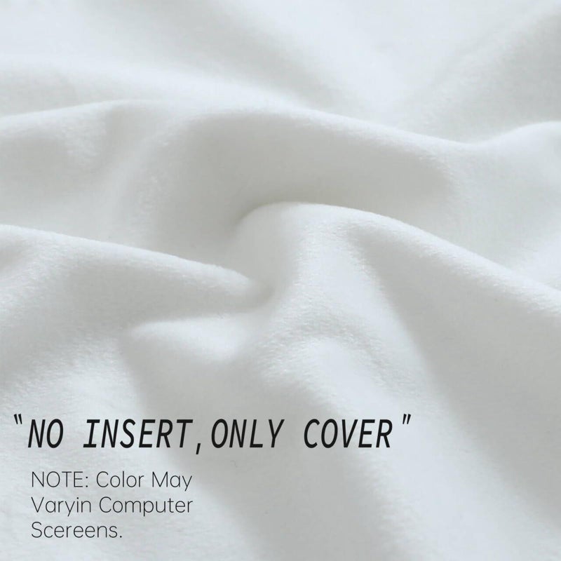 LIGICKY Long Lumbar Pillow Cover 16x36 inch White Velvet Black Rope Edging Throw Pillow Covers Decorative Rectangular Body Pillow Case Accent Textured Cushion Cover for Bed Couch(Cover Only) - Image 5