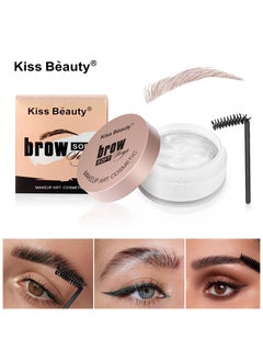 Kiss Beauty Eyebrow Soap Kit, 4D Brows Gel Long Lasting Eyebrow Setting Gel Waterproof Eyebrow Makeup Balm Pomade Cosmetics  - Image 1