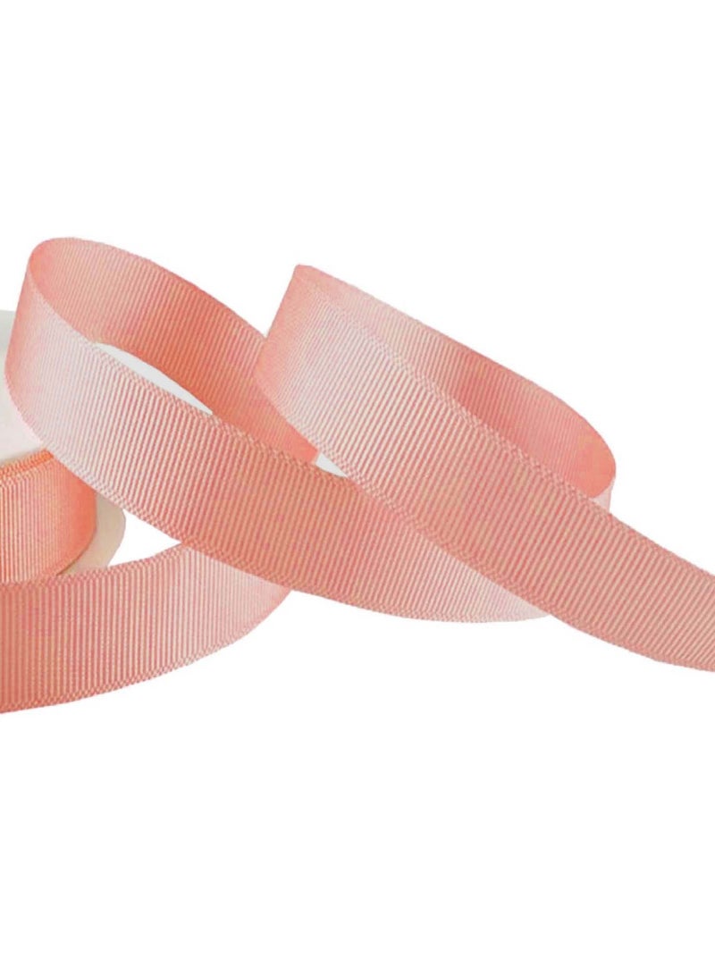 شريط من الحرير المضلع مقاس 1 × 100 ياردة، شريط من الحرير المضلع الفاخر للخياطة، وتغليف الهدايا، وصناعة القوس، وديكور الزفاف، والتغليف والمزيد - Image 2