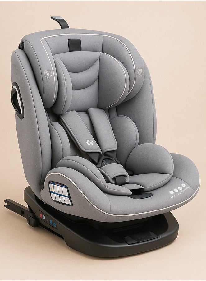 كيديليو مقعد سيارة دوار 360° مع نظام Isofix، وضعية أمامية وخلفية، موديل KBH311 - Image 2