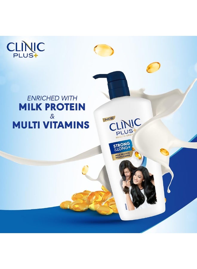 Clinic Plus Strong & Long Shampoo 650 ml|| With Milk Proteins & Multivitamins for Healthy and Long Hair - Strengthening Shampoo for Hair Growth - Image 2