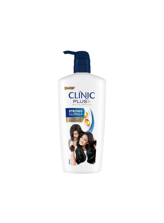 Clinic Plus Strong & Long Shampoo 650 ml|| With Milk Proteins & Multivitamins for Healthy and Long Hair - Strengthening Shampoo for Hair Growth - Image 1