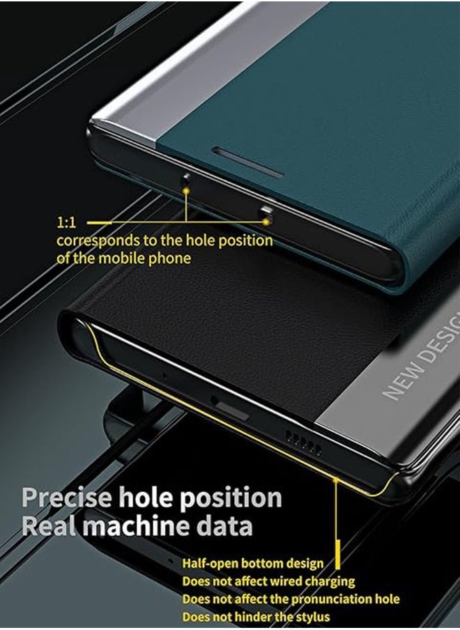 Generic - Case Compatible with Honor X9c (5G), Electroplated Frosted Magnetic Anti-fall Phone Case with Stand Function, Skin-friendly Shockproof Protective Cover - Image 1