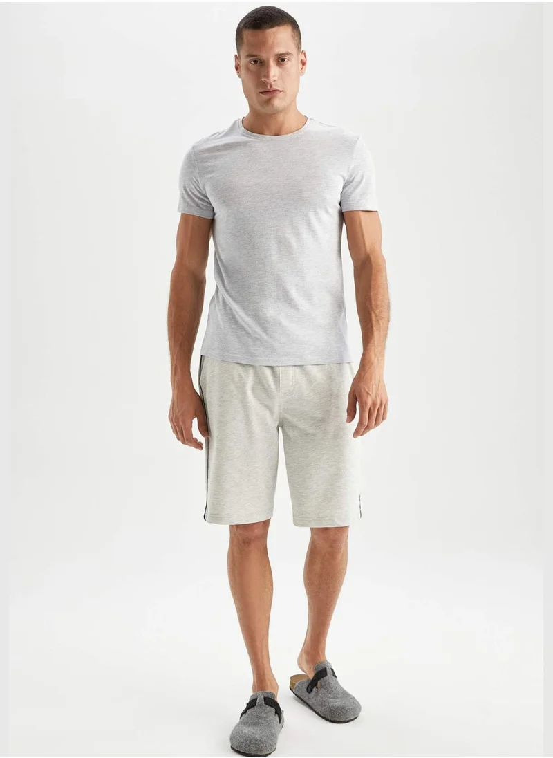 DeFacto Slim Fit Crew Neck Basic Tshirts