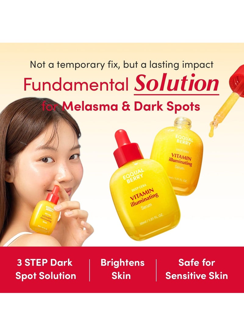 إيكوالبيري سيروم فيتامين إيلوميناتينج – سيروم فيتامين سي المضيء مع النياسيناميد | يقوي حاجز الجلد | يرطب باستخدام السيراميد وحمض الهيالورونيك، 1.01 أونصة / 30 مل - Image 2