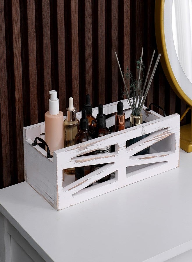 SWT8CAI Wooden Toilet Paper Holder Bathroom Decor Box-Toilet Tank Paper Basket with Handles for Bathroom Organizing - Image 4