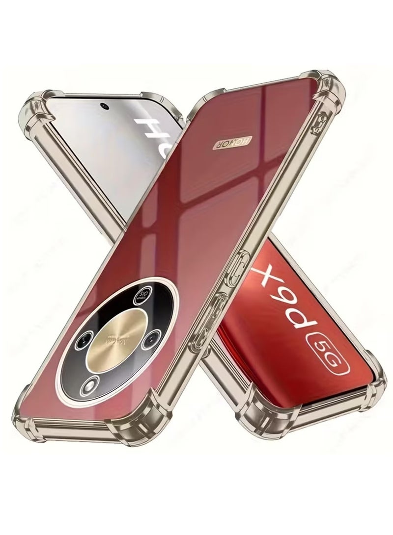 غطاء حماية مقاوم للصدمات لهاتف Honor X9d - شفاف للغاية، متين، وفتحات دقيقة - حماية من الخدوش والغبار والبقع - غطاء خلفي شفاف من السيليكون لهاتف Honor X9d - Image 2