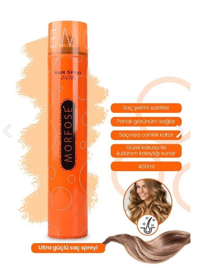 Morfose Ultra Strong Hair Spray 400 ml - Image 1