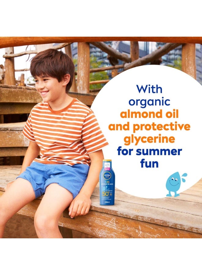 Nivea Sun Protect & Hydrate Kids Lait SPF50+ 200 ml - Image 5