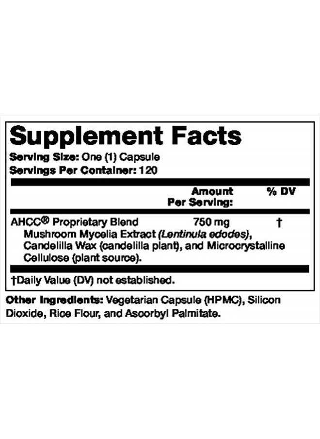 Olympian Labs Premium AHCC Supplement–750mg of AHCC per Capsule–Supports Immune Health, Liver Function, and Natural Killer Cell Activity- 60 Caps  - Image 2