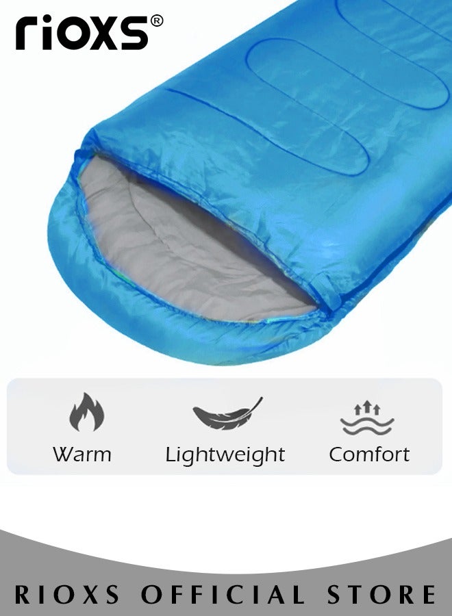 RIOXS Outdoor Camping Envelope Sleeping Bag Thickened Camping Sleeping Bag for Backpacking Hiking Nature Hiking Camping Mountaineering - Image 4