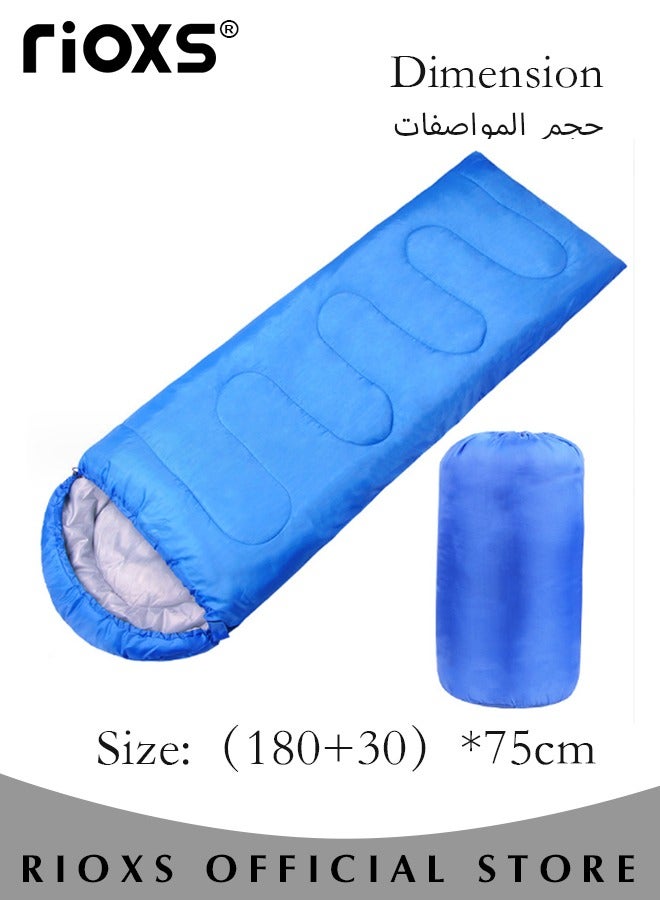 RIOXS Outdoor Camping Envelope Sleeping Bag Thickened Camping Sleeping Bag for Backpacking Hiking Nature Hiking Camping Mountaineering - Image 5