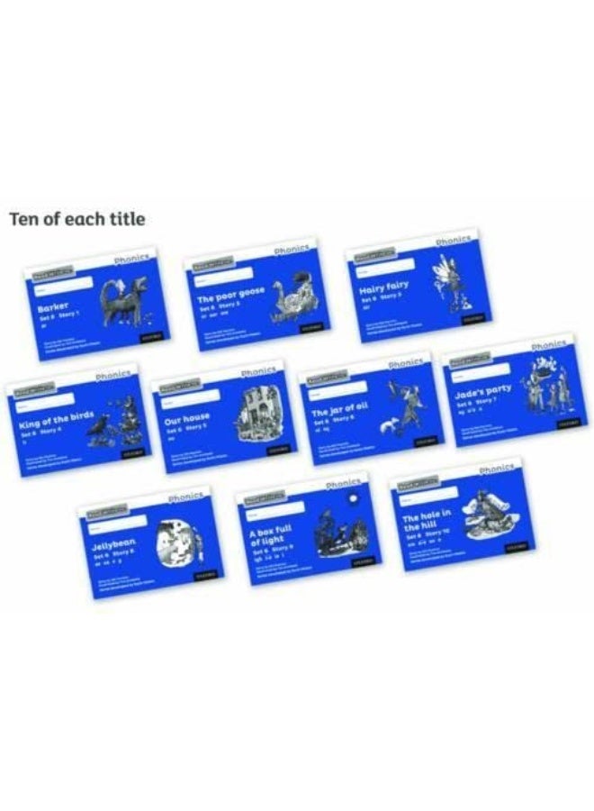 Read Write Inc. Phonics: Blue Set 6 Core Black & White Storybooks (Pack of 100)  - Image 1