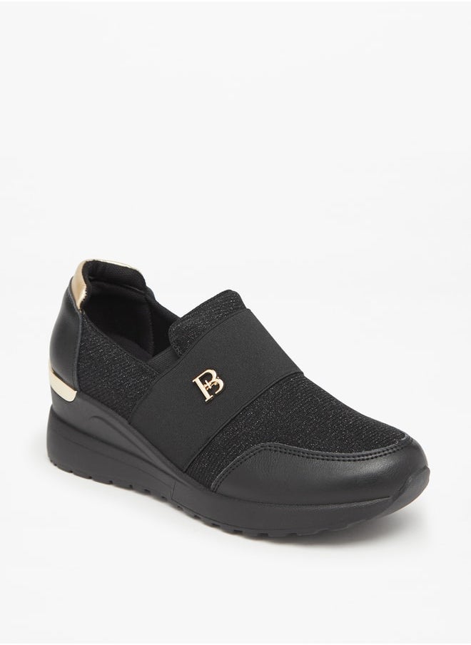 Flora Bella By Shoexpress Womens Textured SlipOn Low Ankle Sneakers  - Image 3