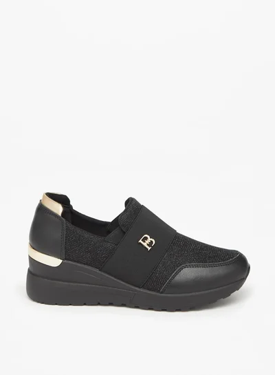 Flora Bella By Shoexpress Womens Textured SlipOn Low Ankle Sneakers