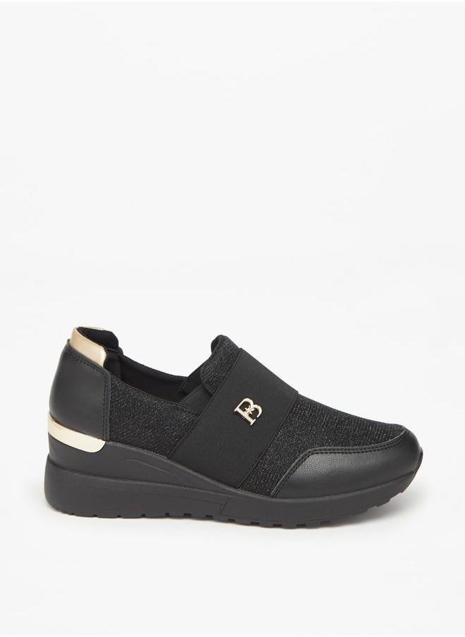 Flora Bella By Shoexpress Womens Textured SlipOn Low Ankle Sneakers  - Image 1