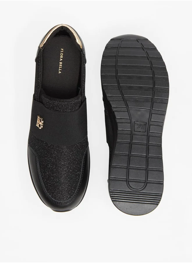 Flora Bella By Shoexpress Womens Textured SlipOn Low Ankle Sneakers  Ramadan Collection
