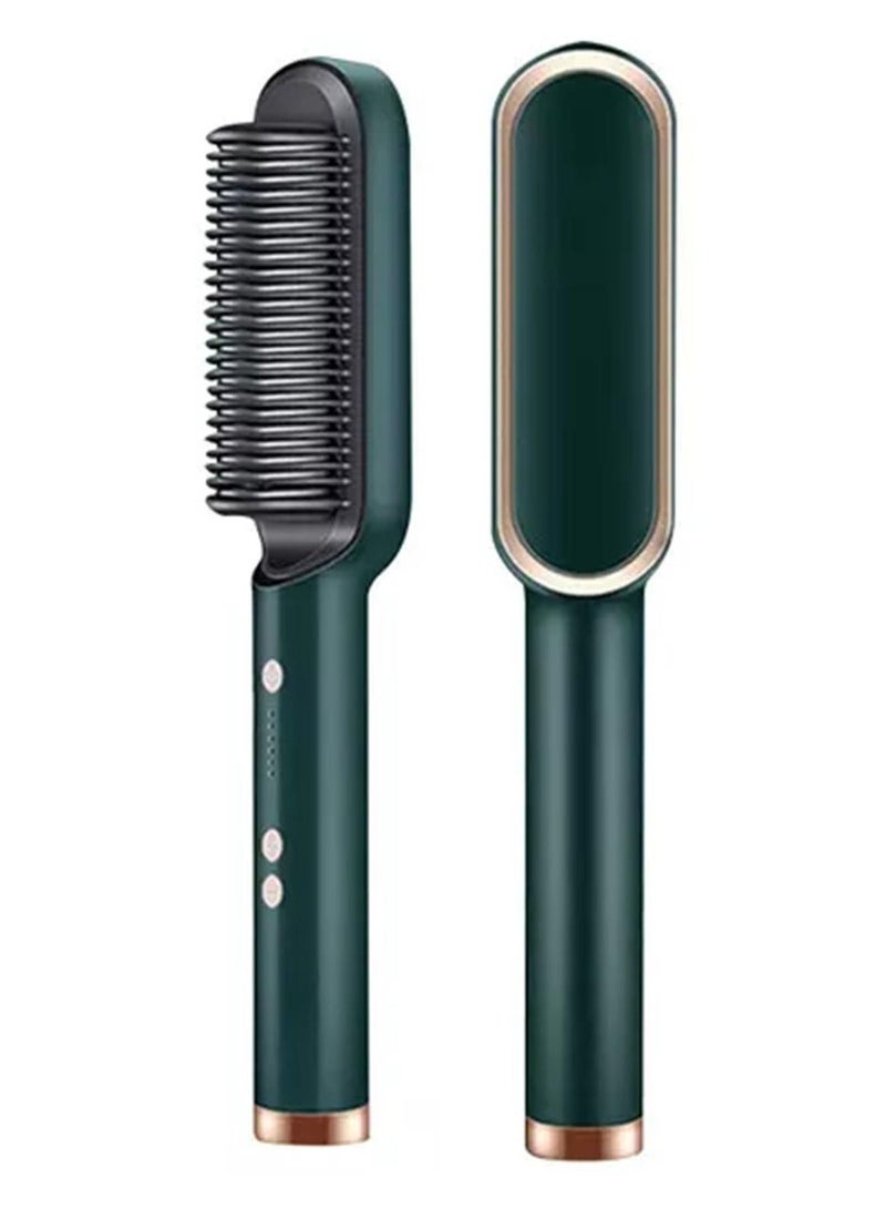 DubaiGallery Electric Straightener with 5 Temperature Control Hair Straightener For Women Hair Comb Straightener AA-23, Hair Straightner Brush, Hair Straightener Brush - Image 1