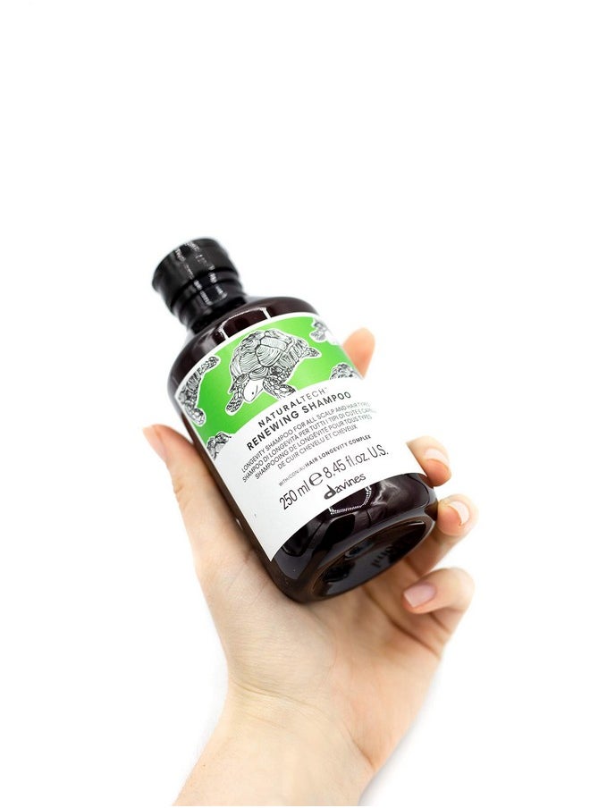 Davines Naturaltech Renewing Shampoo Gentle Cleansing That Promotes The Well Being Of Hair And Scalp 8.45 Fl. Oz.  - Image 5