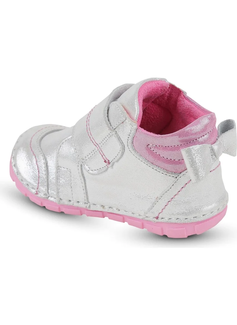 Kaptan Junior Ilkadım Genuine Leather Baby Girl Child Orthopedic Shoes Booties