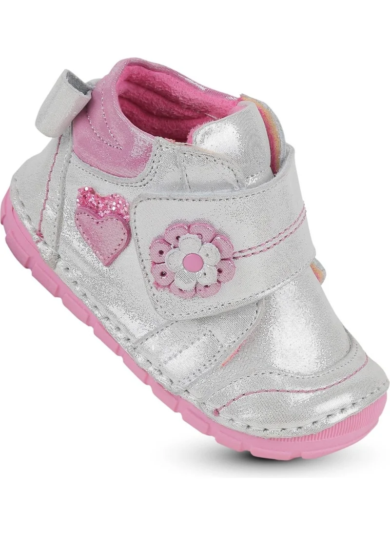 Kaptan Junior Ilkadım Genuine Leather Baby Girl Child Orthopedic Shoes Booties