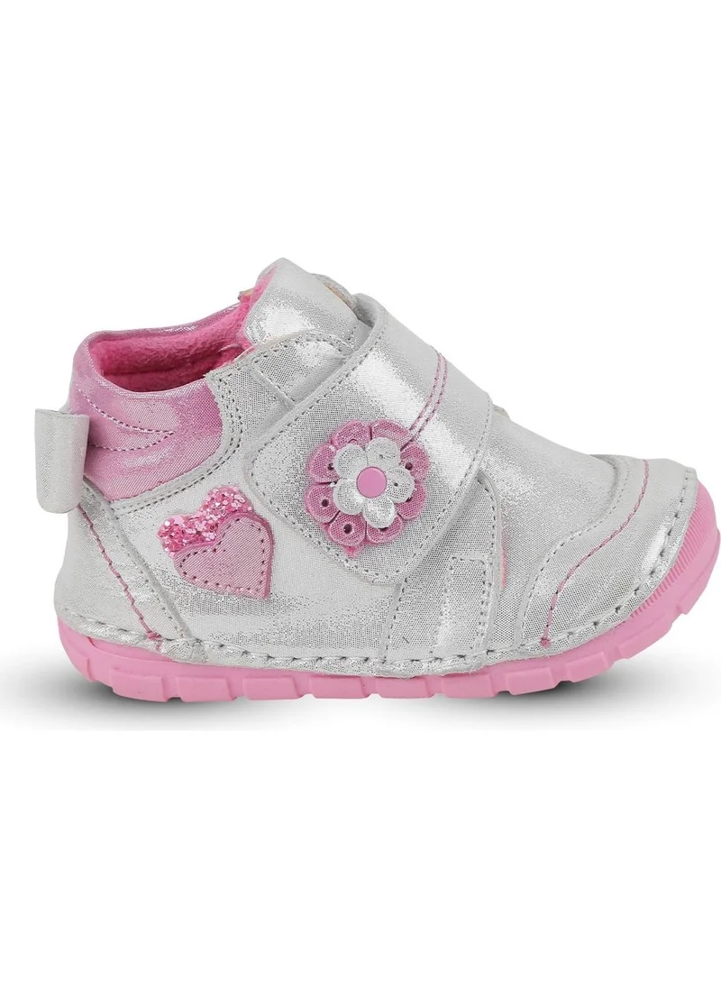 Kaptan Junior Ilkadım Genuine Leather Baby Girl Child Orthopedic Shoes Booties