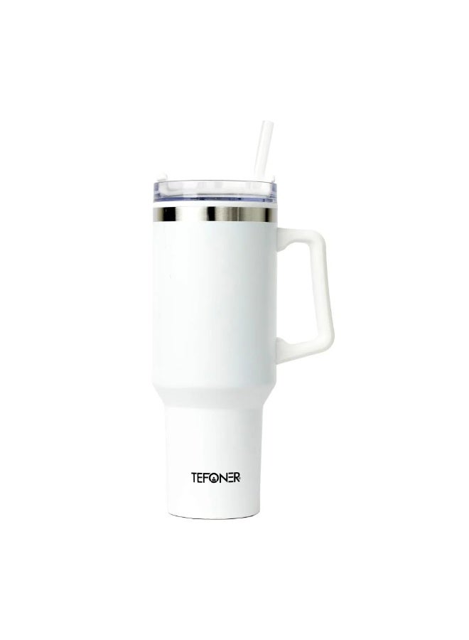 تيفونر كوب تيفونر للسفر (40 أونصة) - رفيقك المثالي للهيدرات اليومية بتصميم يجمع بين الأناقة والمتانة الفائقة - Image 1