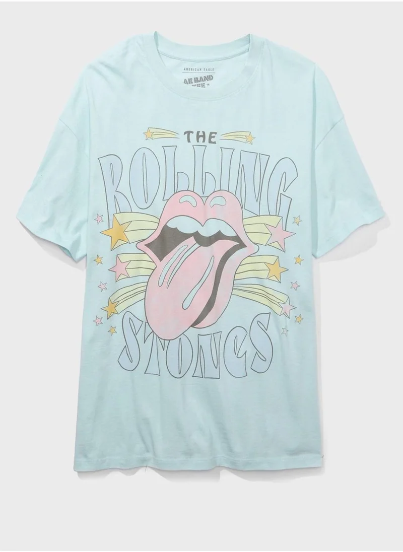 American Eagle Graphic Crew Neck T-Shirt