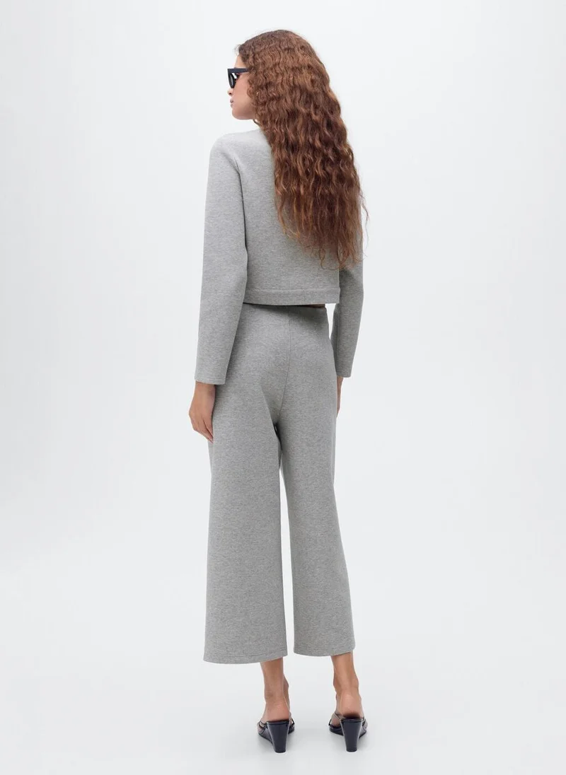 مانجو Cotton crop trousers