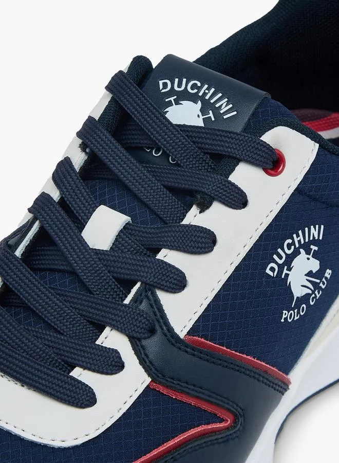 Duchini NAVY Polo Club Men Lace-Up Ankle Sneakers for Men | Best Price UAE