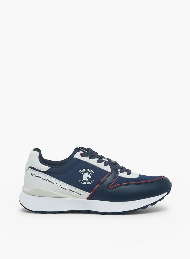 Duchini NAVY Polo Club Men Lace-Up Ankle Sneakers for Men | Best Price UAE