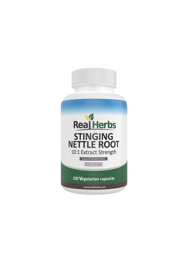 Real Herbs Stinging Nettle Root 10:1 Pure Extract 750Mg (Equivalent To 7500Mg Raw Stinging Nettle Root) Promotes Prostate & Urinary Tract Health 100 Vegetarian Capsules - Image 2