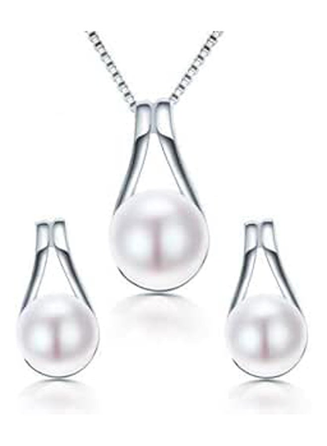 with earrings for women of freshwater pearl and  - Image 1