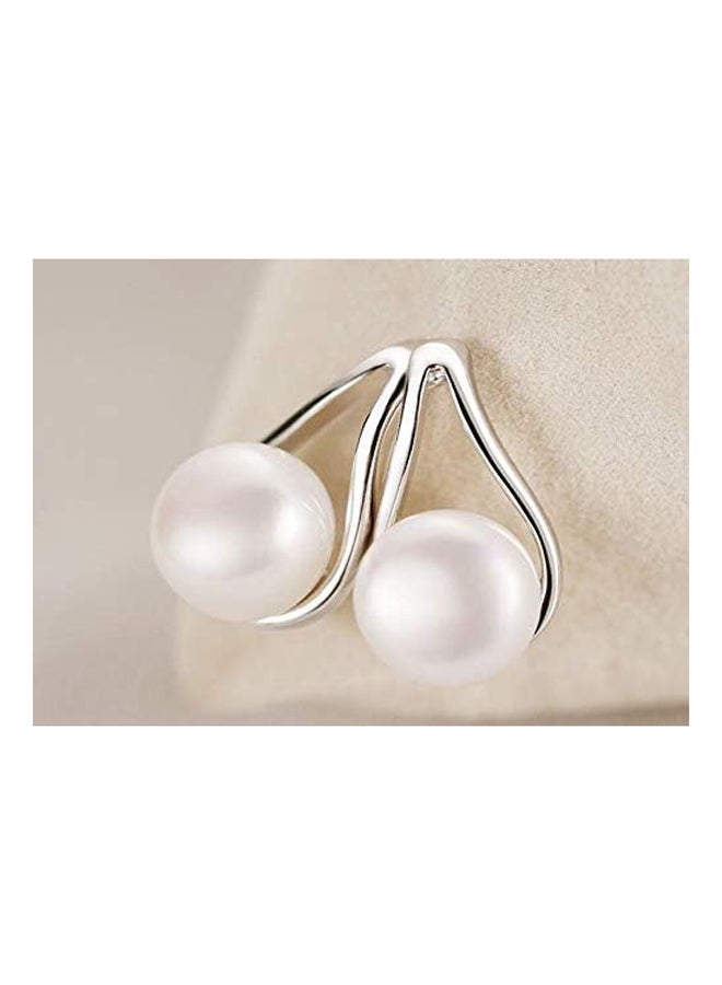 with earrings for women of freshwater pearl and  - Image 3