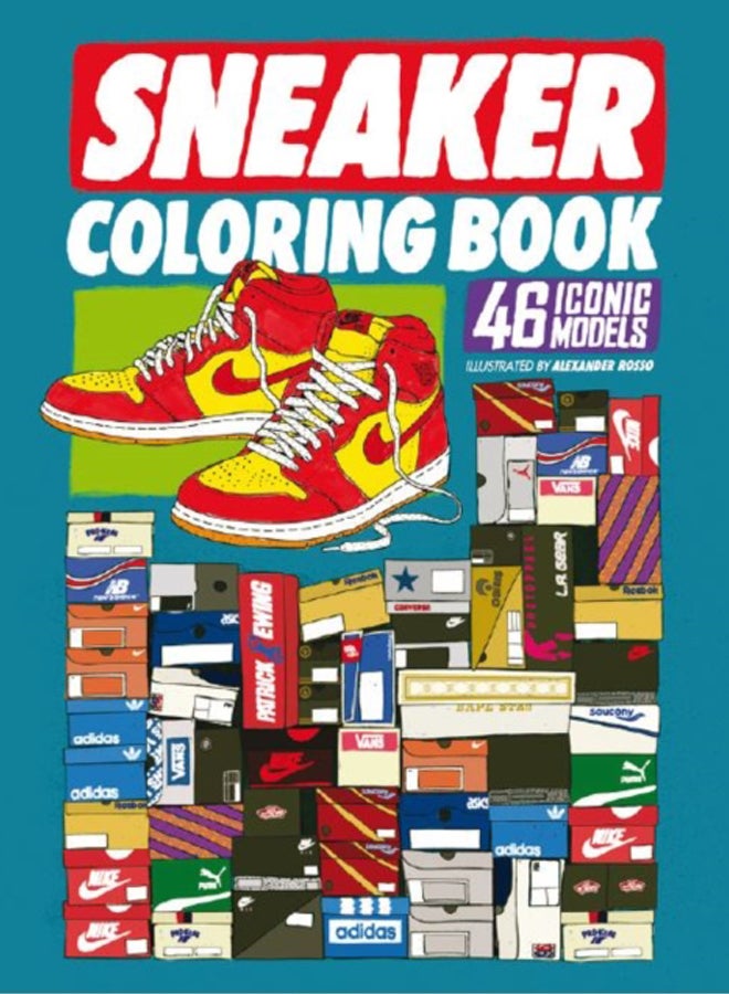 Sneaker Coloring Book 