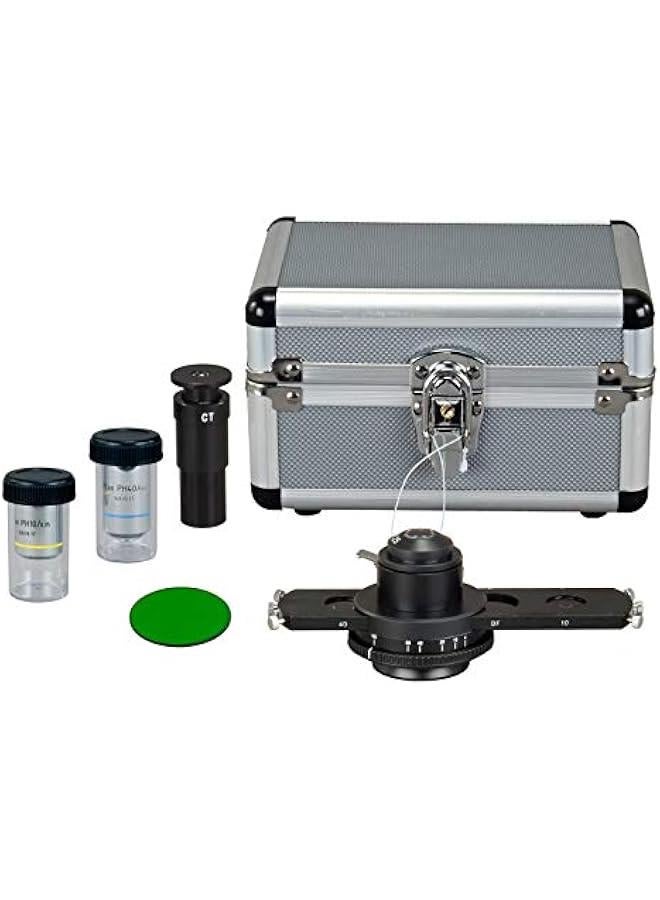 Arabest 40X-2500X Phase Contrast Trinocular LED Compound Microscope with 9MP Digital Camera - Image 5