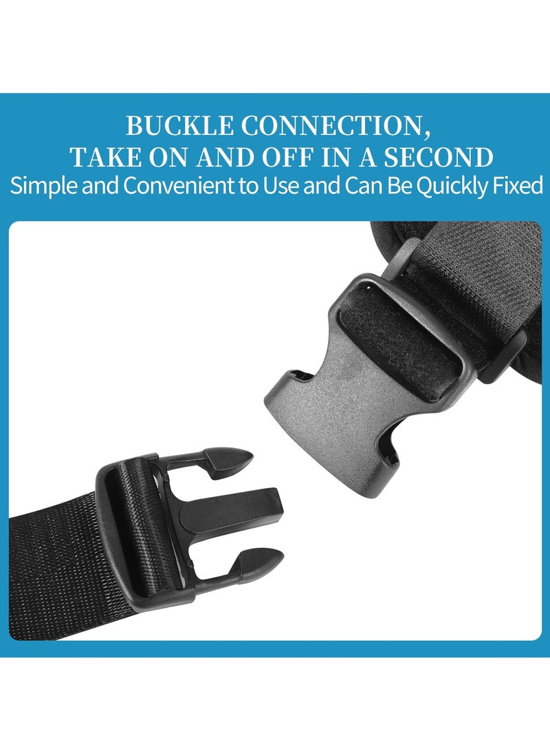 4pcs Patient Medical Restraints with Quick Release Buckles, Bed Restraints Belts for Wrists and Ankles, Limb Holder Movement Limited Ties for Hands or Legs - Image 5