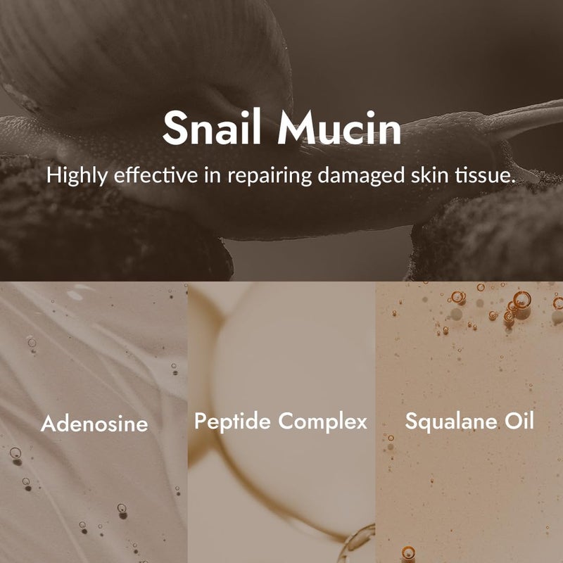 MIZON Snail Line Snail Repair Eye Cream, natural treatment, wrinkle treatment, fine line, hydrating, healthy skin, Korean skincare (0.50 fl oz) - Image 3