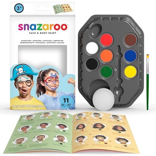 Snazaroo Face Paint Palette Kit, Adventure - Image 1