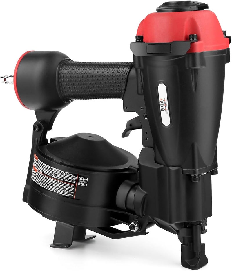 3Plus HCN45SP 11 Gauge 15 Degree 3/4" to 1-3/4" Coil Roofing Nailer Pneumatic Roof Nail Gun - Image 4