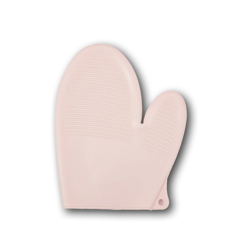 in stock Kitchen Finger-free Anti-scalding Heat Insulation Silicone Gloves Microwave Oven Gloves High Temperature Food Grade Silicone Crystal powder [one pack]] Crystal powder [one pack]]