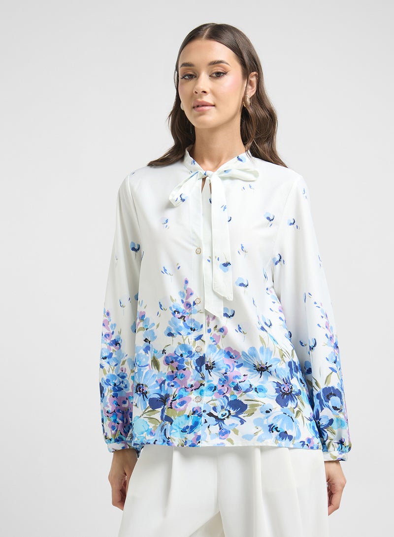 ELLA Printed Blouse  - Image 1