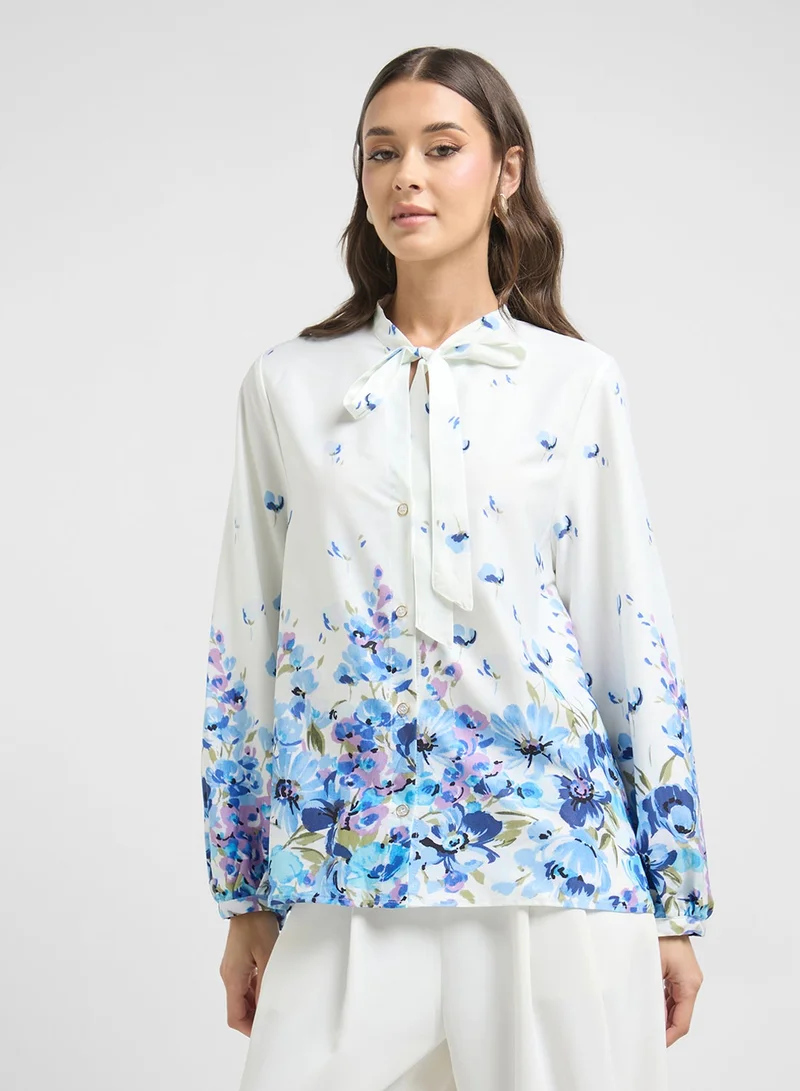 ايلا بلوزة مطبوعة