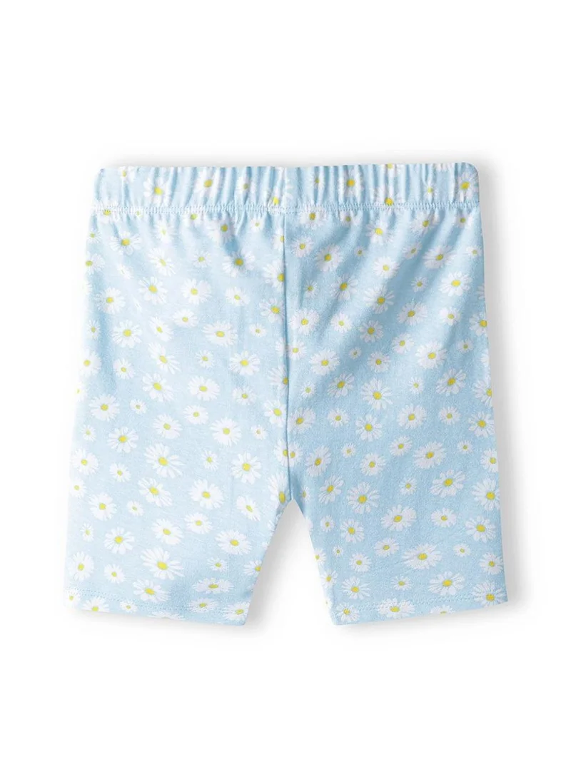 MINOTI Girls' Summer T-Shirt and Shorts Set with Print