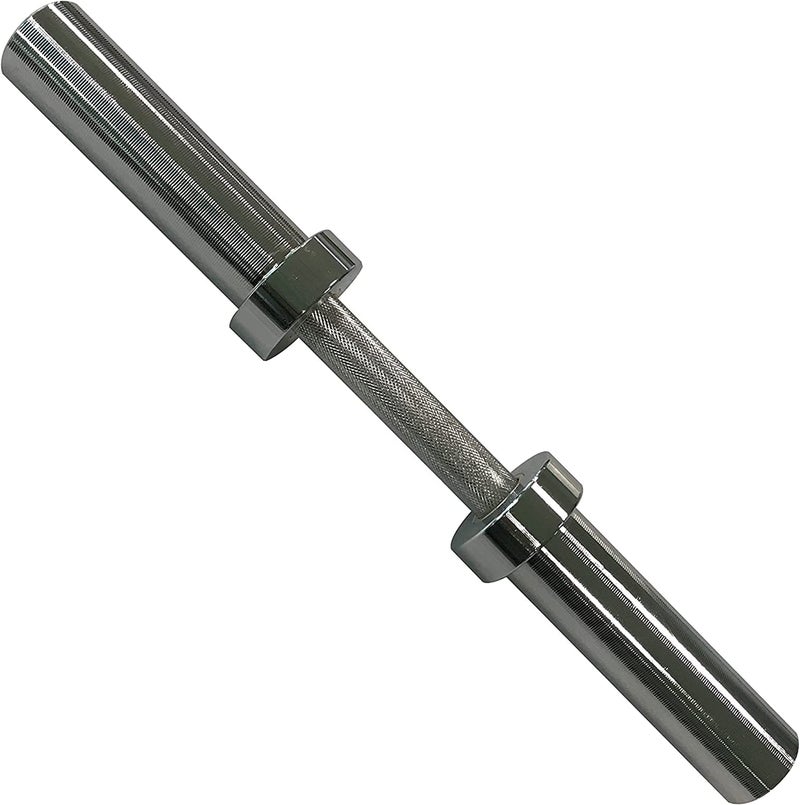 CAP Barbell 2' Solid Olympic Dumbbell Handle, No Collars, Chrome (New Version) - Image 1