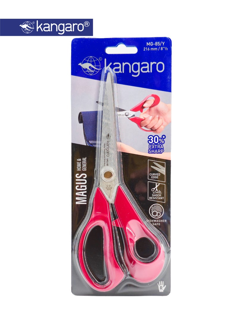 Kangaro Heavy Duty Stainless Steel Scissors 8.5 Inch Extra Sharp - Image 2