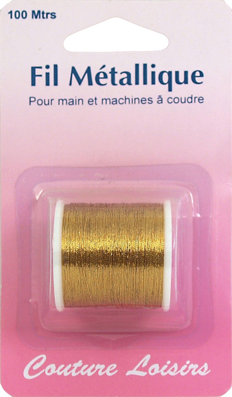 Hemline Gold 100M Metallic Thread